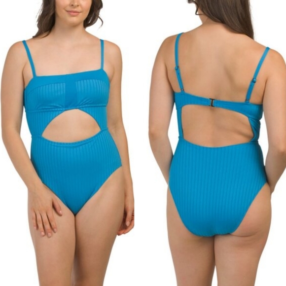 Anthropologie Sanctuary Splice Mio One-Piece Swimsuit NWT - Picture 2 of 11